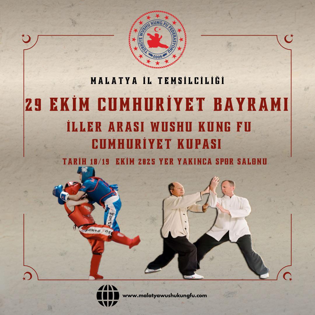 29 EKİM CUMHURİYET BAYRAMI İLLER ARASI WUSHU KUNG FU CUMHURİYET KUPASI 