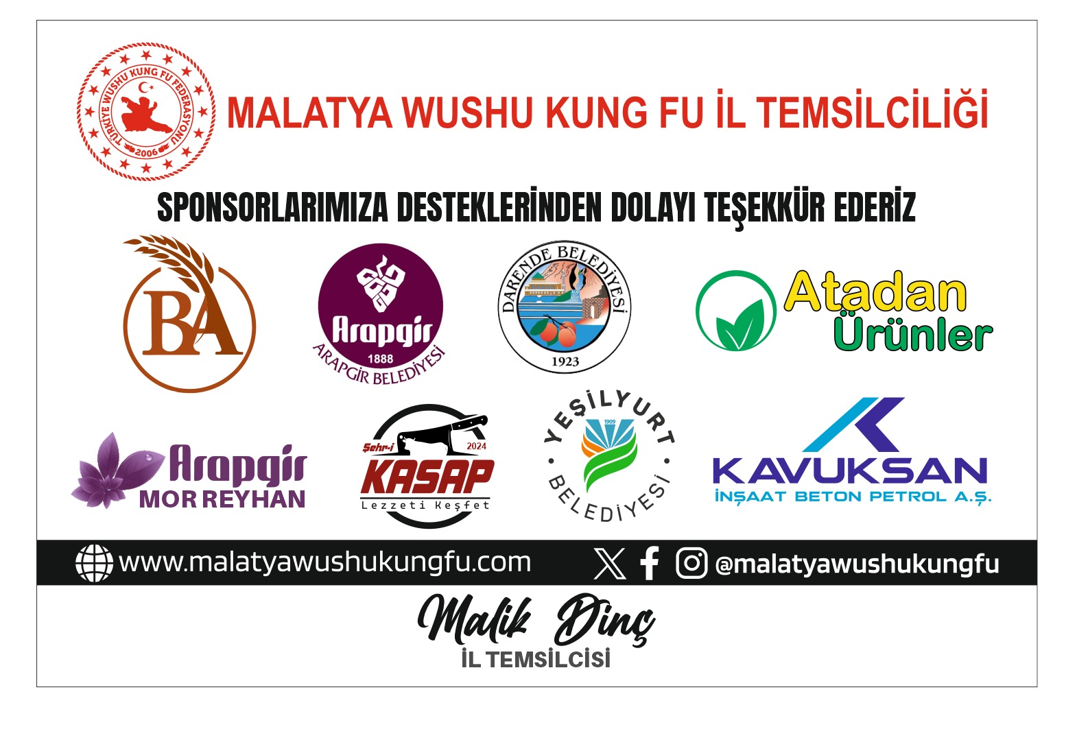 SPONSORLARIMIZA DESTEKÇİLERİMİZE TEŞEKKÜR EDERİZ 