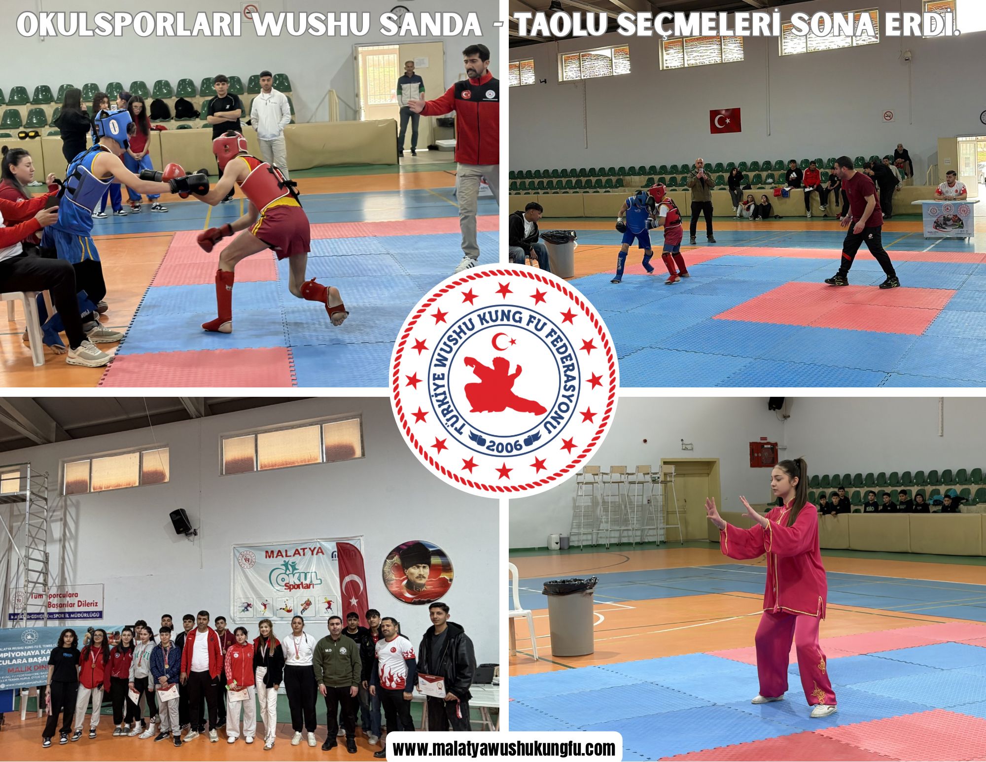 MALATYA OKULLARARASI WUSHU TAOLU - SANDA İL SEÇMELERİ SONA ERDİ.