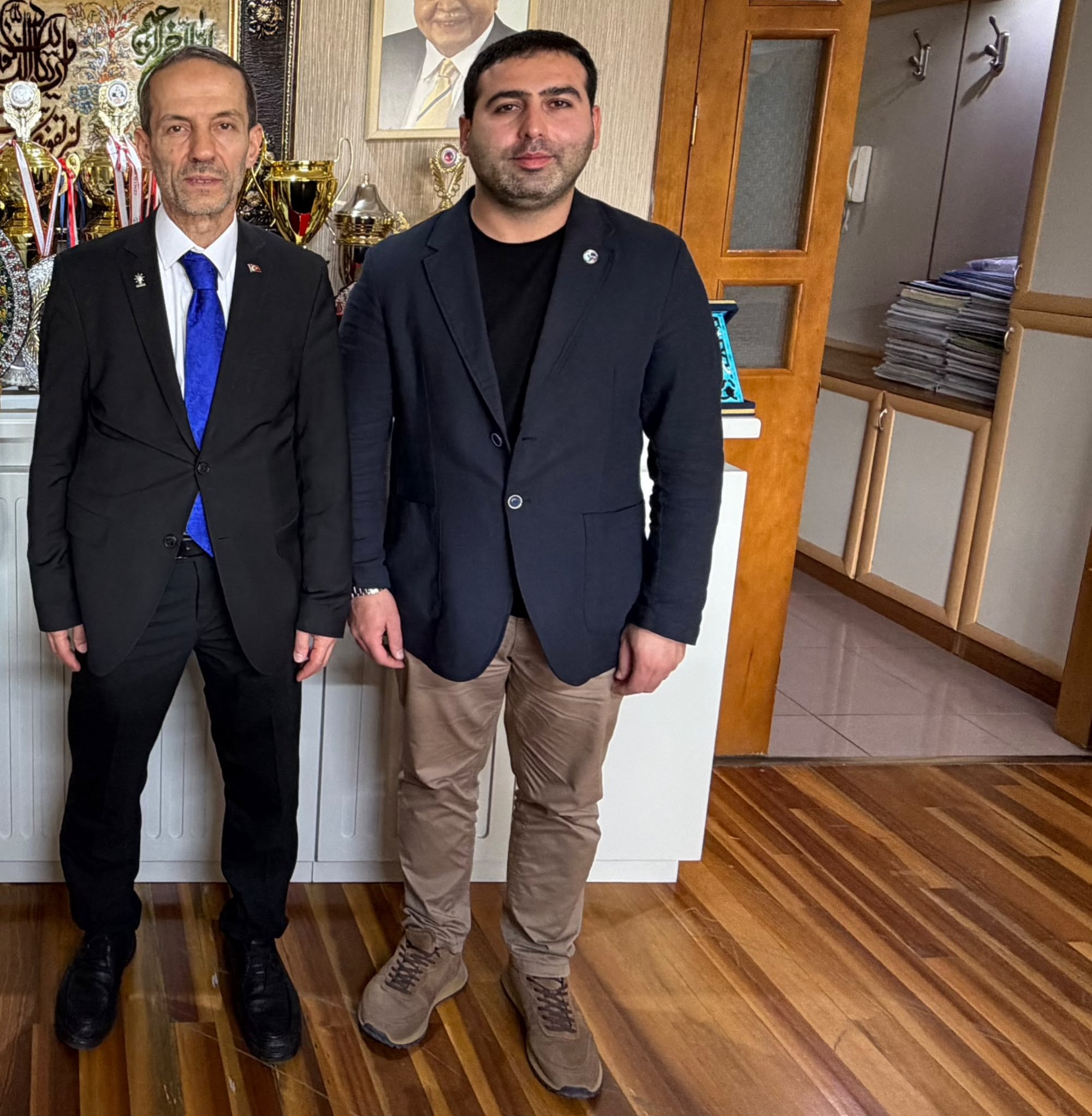 İL TEMSİLCİMİZ MALİK DİNÇ FEDERASYON BAŞKANIMIZ ABDURRAHMAN AKYÜZÜ MAKAMINDA ZİYARET ETTİ